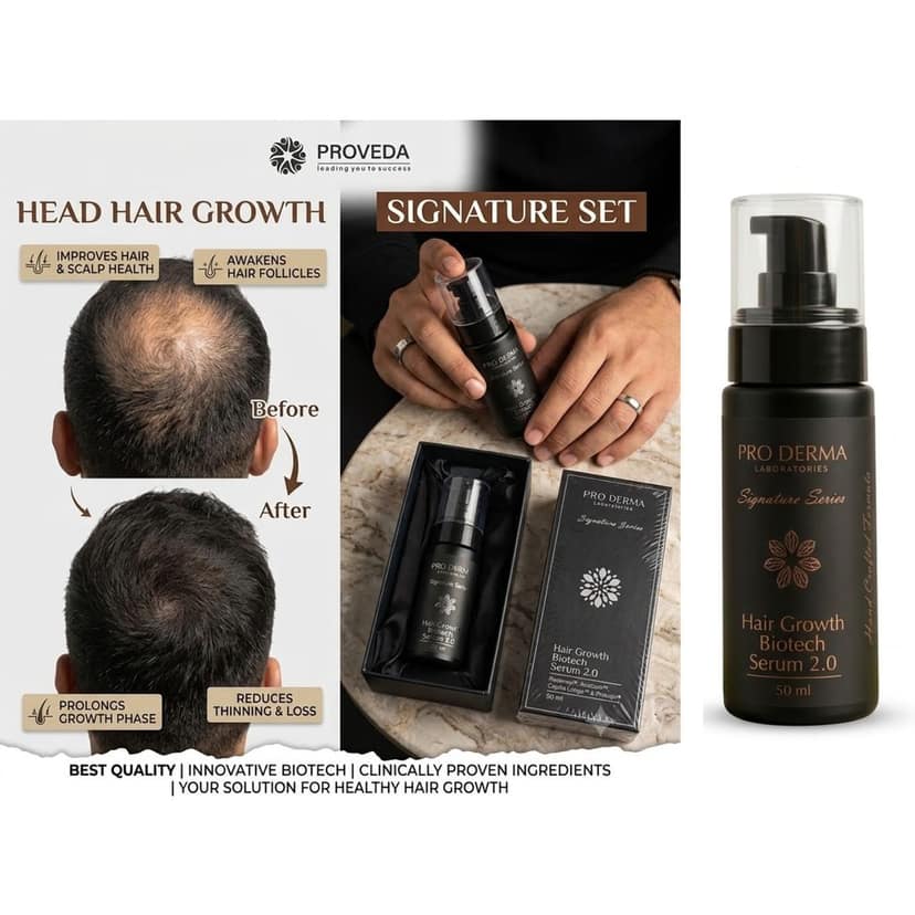 Pro Derma Biotech Hair Regrowth Serum 2.0 | Clinically Proven Formula view 9