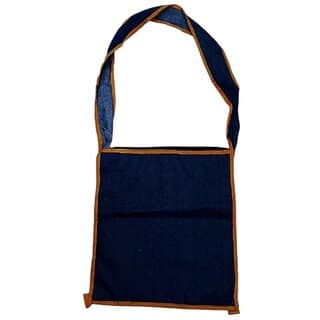 Stecrafty denim sling bag for men and women Waterproof Multipurpose Bag (Blue, 8.7 L) view 2