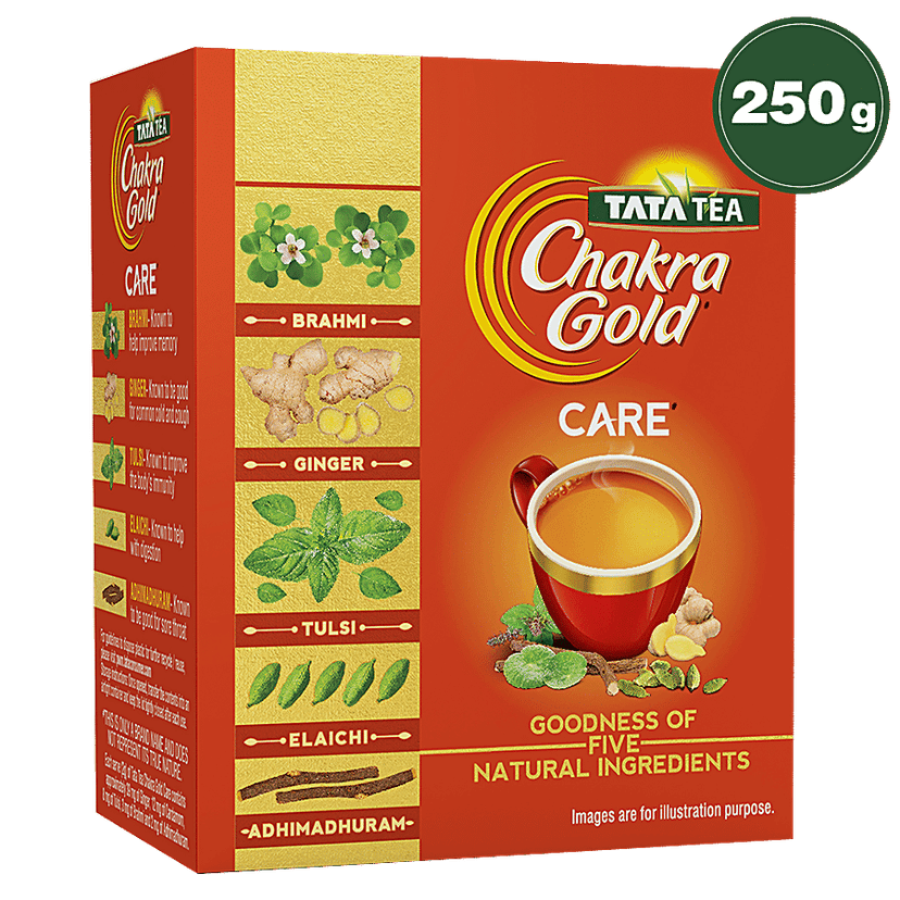 Tata Tea Chakra Gold Care, 250 g Carton