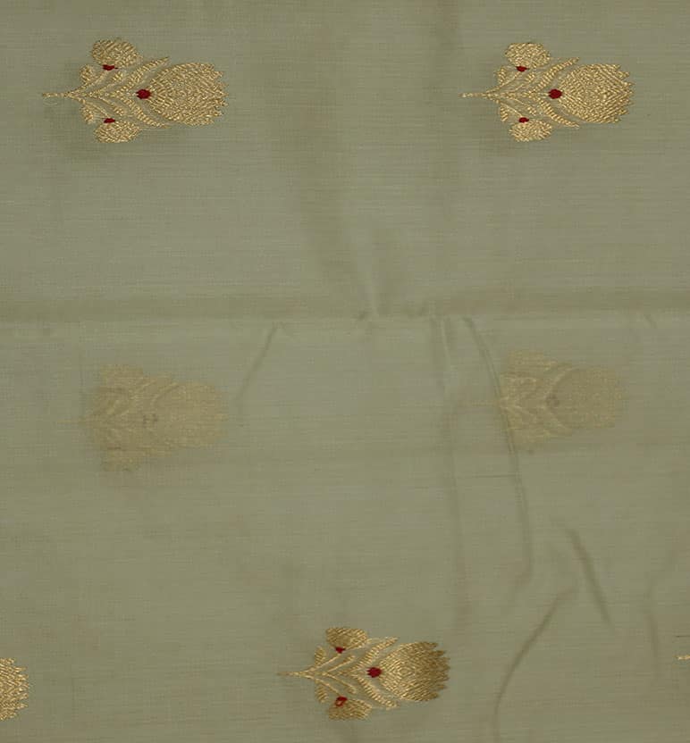 Handloom Chanderi Silk By Cotton Saree view 6