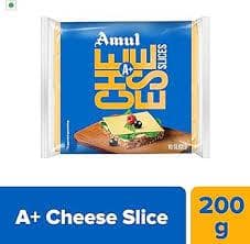 Amul Cheese Slices - Rich In Protein, Wholesome, No Added Sugar, 200 g (10 Slices)