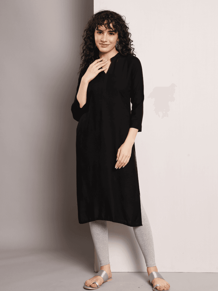 SOFT COLORS Women's Skinny Fit Ethnic Wear Ankle Length Leggings (Light Grey ) view 3