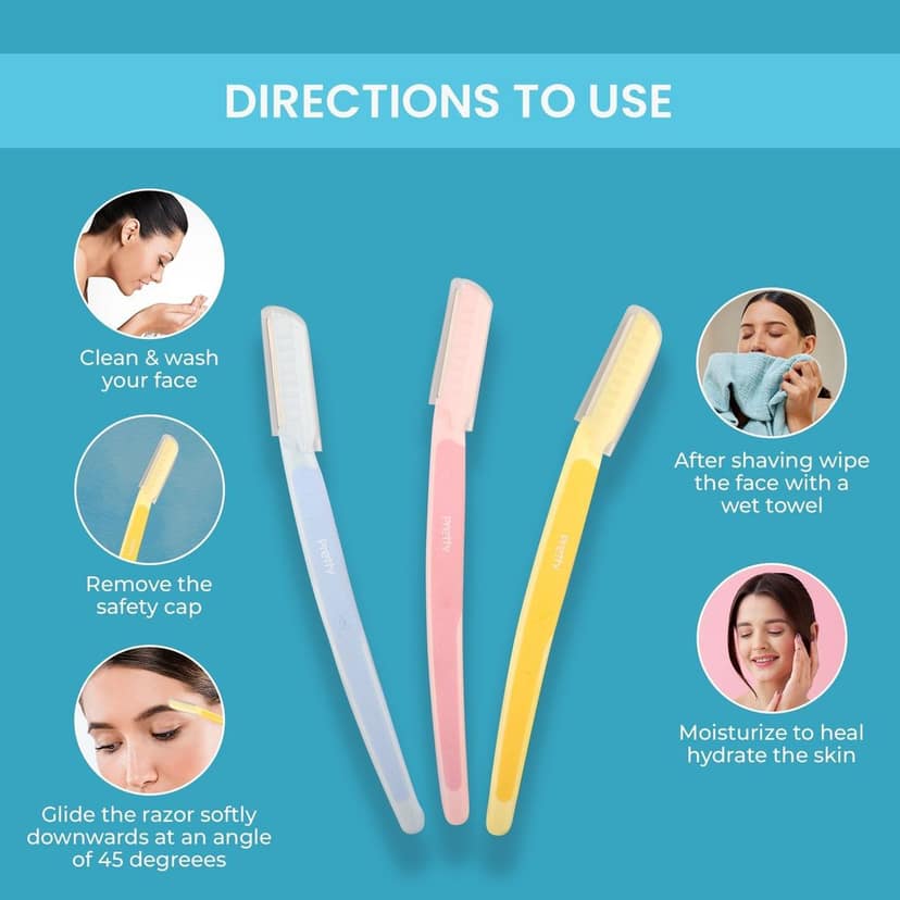 VI-JOHN WOMEN Feather Touch Multi Purpose Facial Razor For Instant & Painless Hair Removal view 2