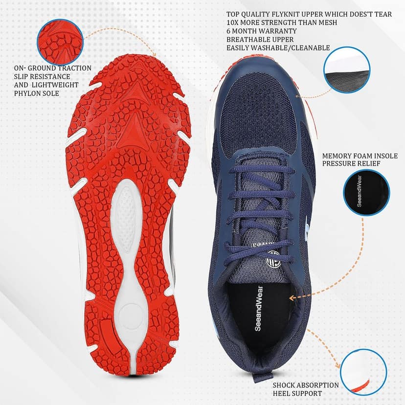 SeeandWear Panther Sports Walking Shoes For Men view 7