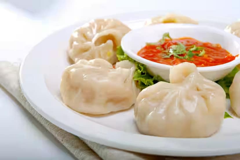 Chicken steamed momos