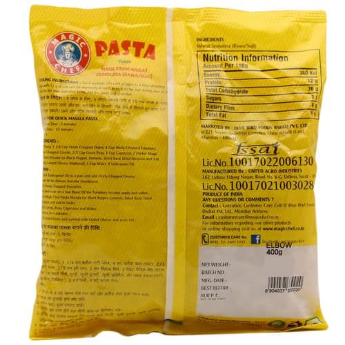 Magic Chef Elbow Macaroni, 400 gm view 2
