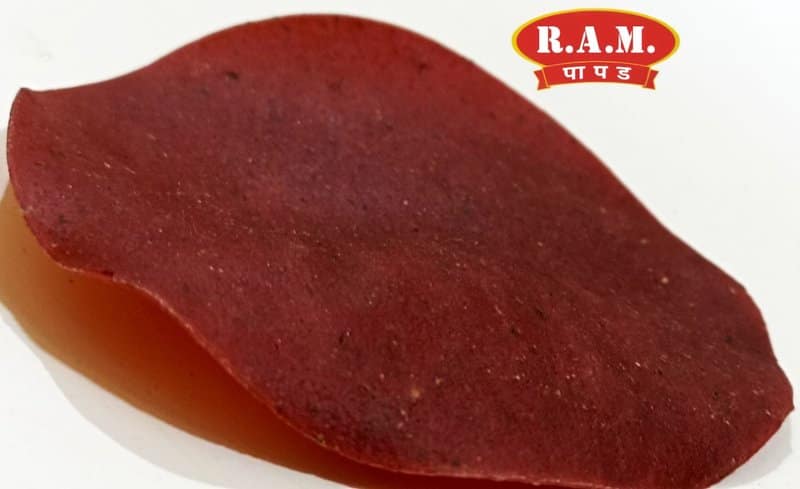 Ram Papad Beetroot Papad (200g) | Vibrant Red Beetroot Extract Snacks Rich in Antioxidants & Fiber view 2