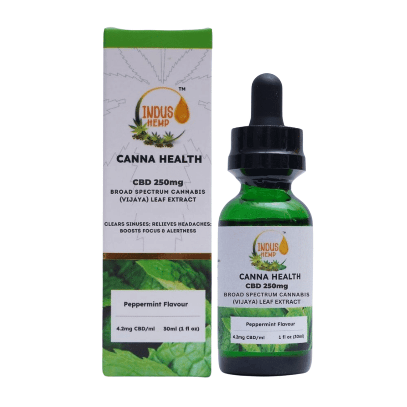 INDUS HEMP CANNA HEALTH CBD 250 MG - PEPPERMINT FLAVOUR