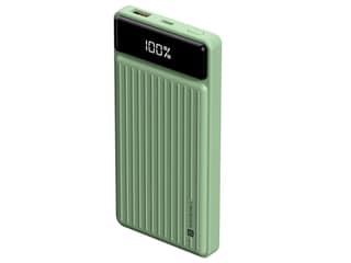 Portronics Luxcell B, 10000 mAH, BIS Certified, Compact, Dual Port - Green