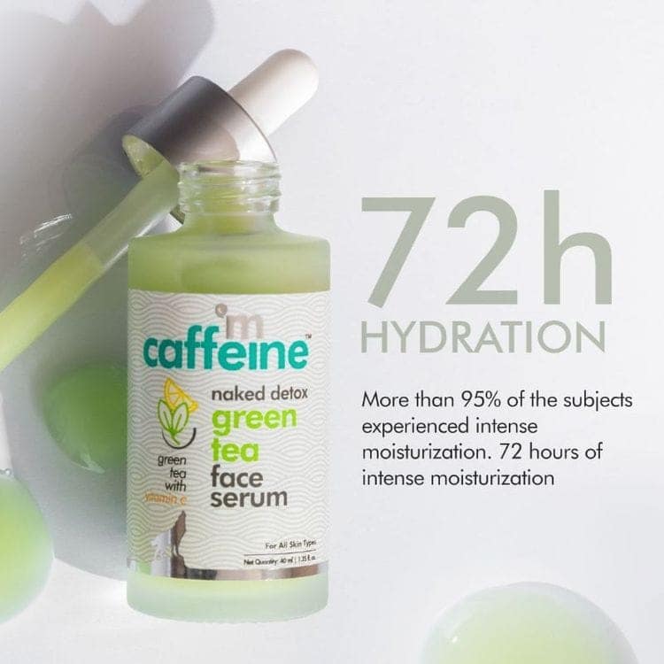 MCaffeine Vitamin C Green Tea Hydrating Face Serum for Glowing Skin - Reduces Dark Spots (40ml) view 6