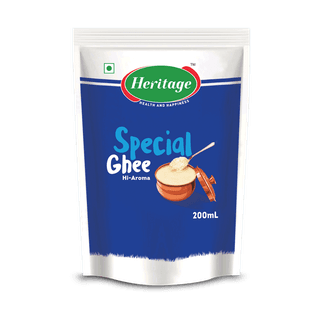 HERITAGE GHEE STANDY POUCH 200 ML