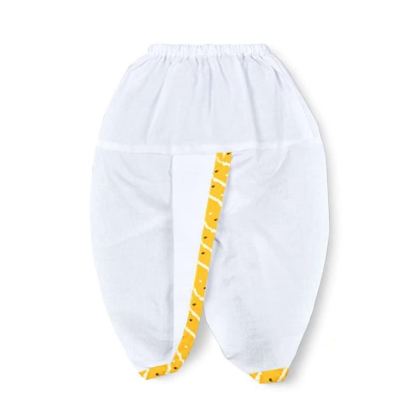 mustmom Traditional Boys Full Sleeve Ethnic Dress Lungi Dhoti Kurta Set view 2