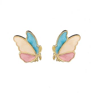 Vansh Pastel Butterfly Stud Earrings for Girls and Women