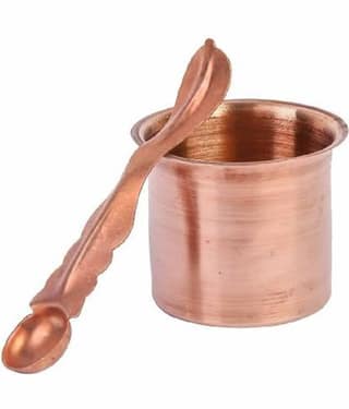 Pooja Panch Patra with Achmani Spoon