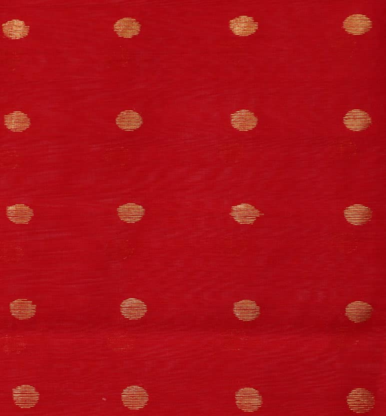 Handloom Chanderi Silk By Cotton Saree view 5