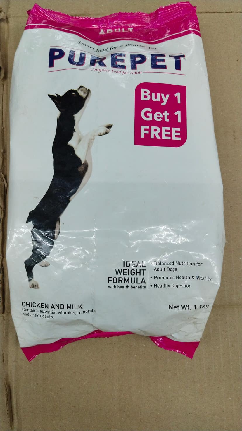 Purepet chicken and milk flavour for dogs
