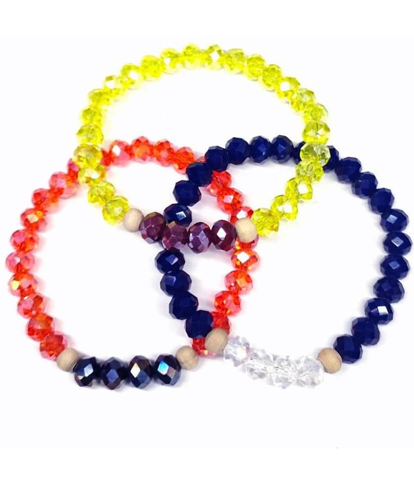 DAIVYA WELLNESS - Multicolor Bracelet ( Pack of 3 ) view 2