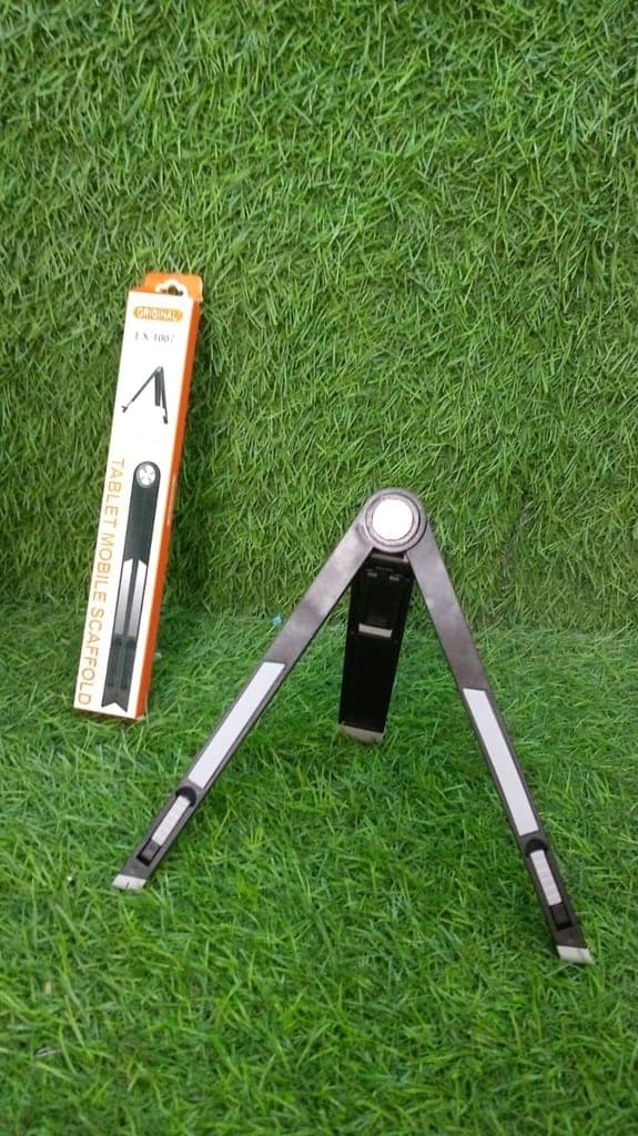 Slim Tablet Mobile Stand Adjustable Foldable Tablet Stand Scaffold (1 Pc) view 6