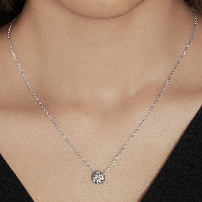 Silver Fairytail Necklace (5 in 1 Crystal) view 2