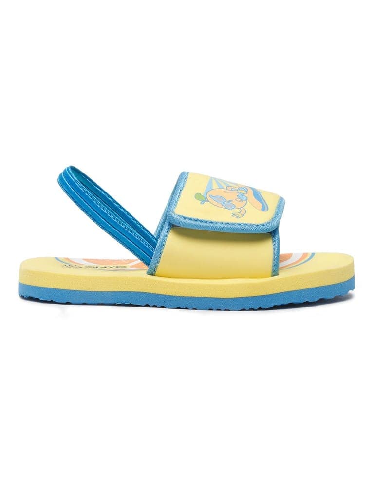 ONYC Surfing Yellow Sliders for Kids (Unisex) view 4