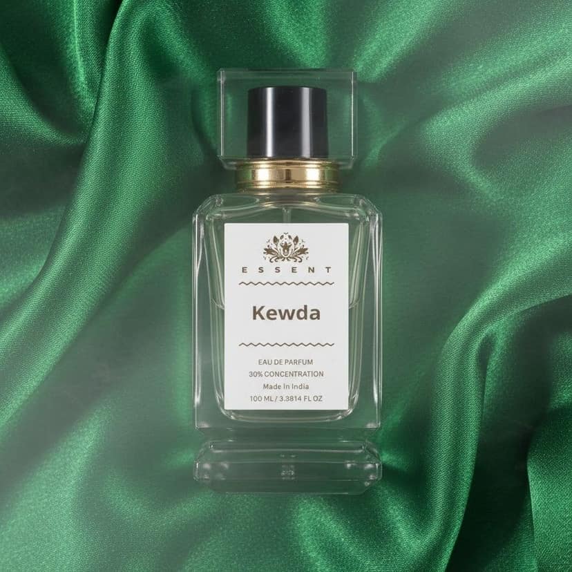 Essent Perfumes Kewda Eau de Parfum (EDP) – Traditional Kewda Floral Long Lasting Perfume – Unisex Fragrance