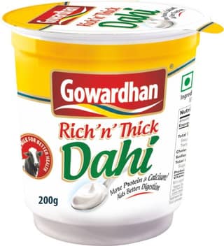 Gowardhan Rich N Thick Dahi 200gm