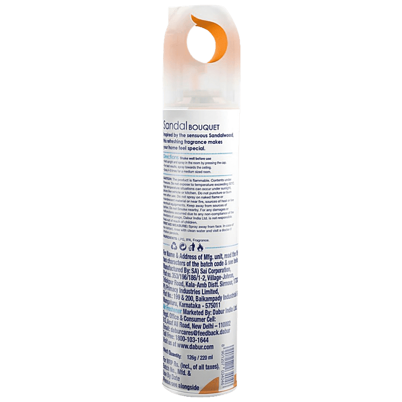 Odonil Room Air Freshener Spray, Sandal Bouquet, 220 Ml view 2