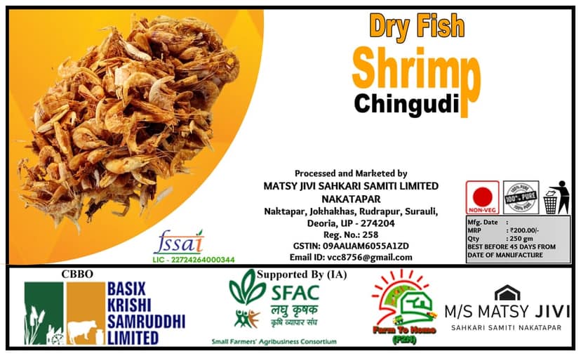 Matsy Jivi Dry Shrimp (Chingudi) - 250g view 3