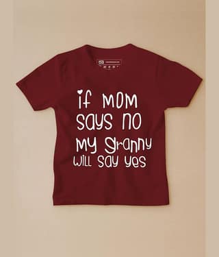 Be Awara Pack of 1 Unisex for Baby Cotton T-Shirt ( Maroon )