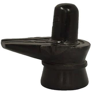 original black marble narmada shivling original shivling by CEYLONMINE