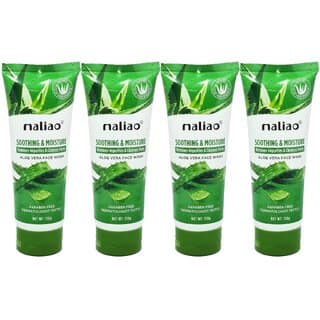 Maliao Soothing & Moisture Aloe Vera Face Wash - 130g (Pack Of 4)