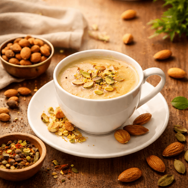 Badam tea
