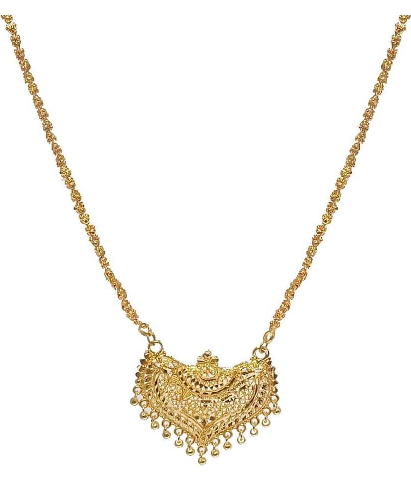 JIPPA - Golden Mangalsutra ( Pack of 1 ) view 2