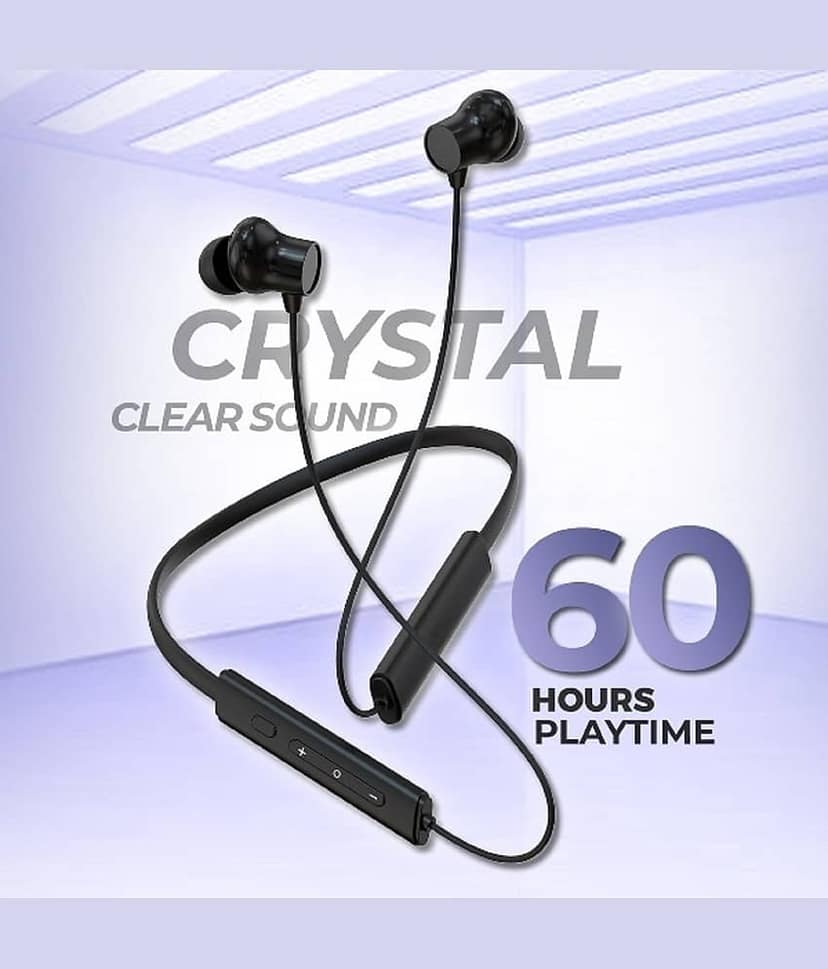 UniBoss Upto 60H Playtime, ENC, Magnetic On/Off Neckband Bluetooth view 2