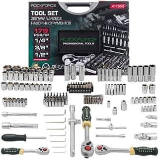 ROCKFORCE PROFESSIONAL TOOLS Set, 179 Pieces