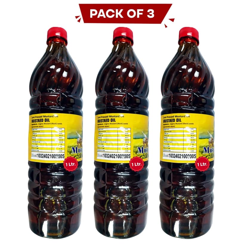 Mustard Oil (Pack of 3) view 5