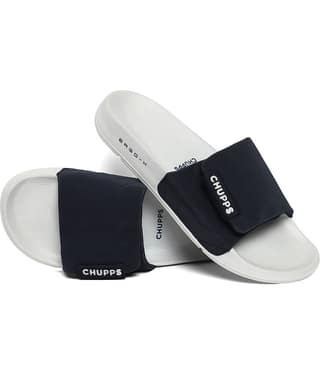 CHUPPS Black Men's Slide Flip Flop