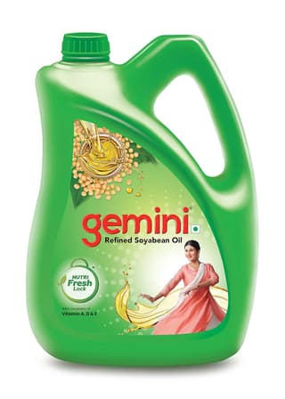 GEMINI REFINED SOYABEAN OIL JAR, 5L