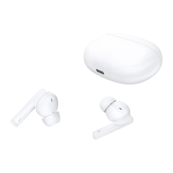 HONOR CHOICE Earbuds X5 (White) - ANC, Dual Device Pairing, Bluetooth 5.3, IP54 Dust And Water Resistance view 2