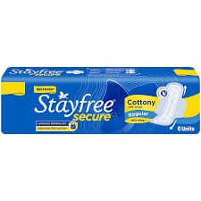 STAYFREE SECURE COTTONY SOFT[6]P