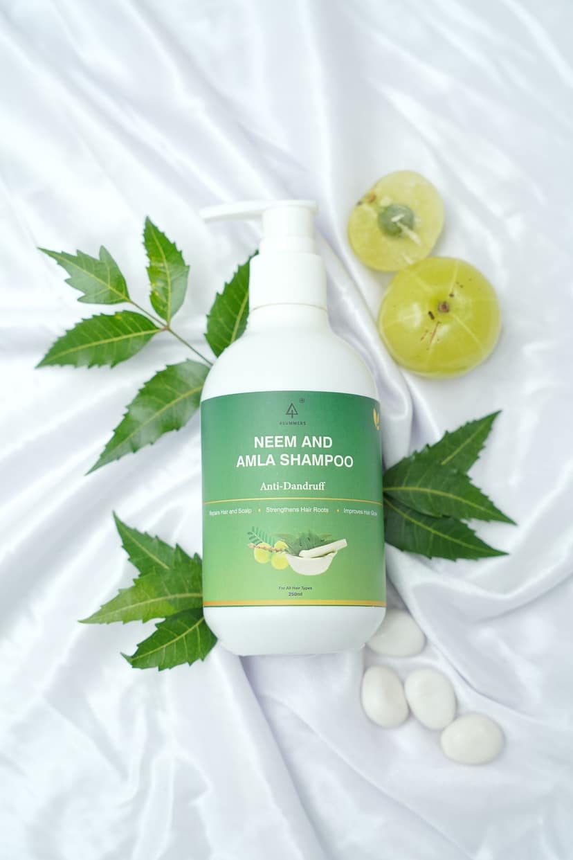 4SUMMERS NEEM AND AMLA SHAMPOO 250 ML view 3