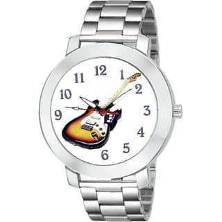 HRV Men's Round Dial Silver Strap Analog Watch