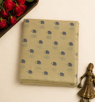 Handloom Chanderi Silk By Cotton Tissue Saree