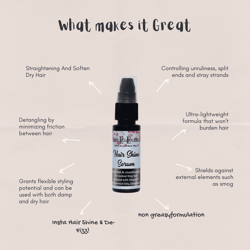 Hair shine & de fizz Serum Straightening And Soften Dry Hair view 3