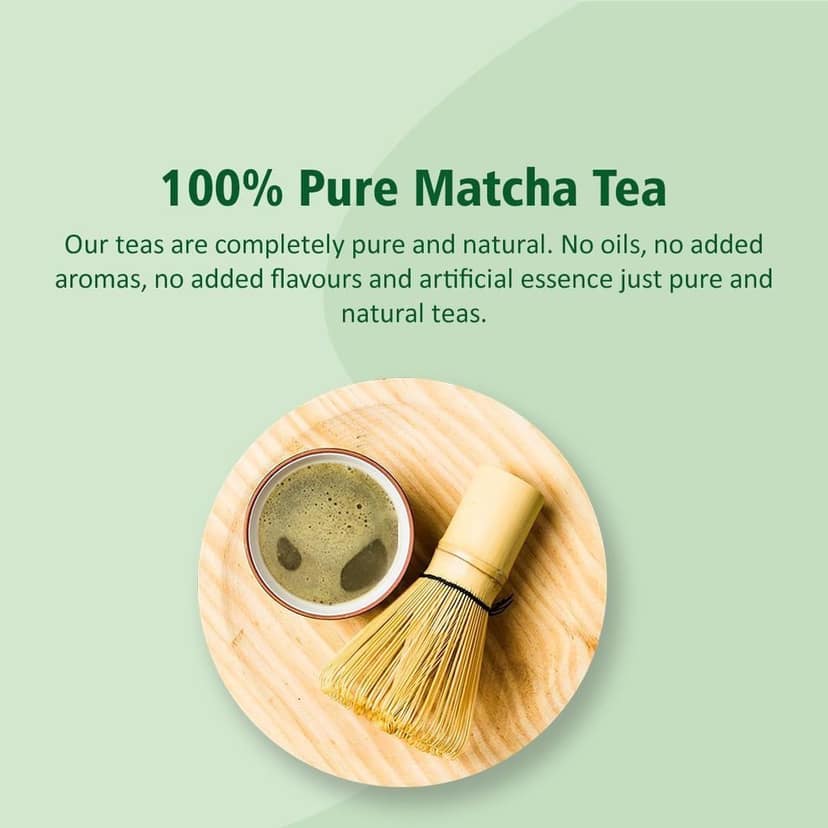Golden Tips Japanese Matcha Green Tea Powder Tin Can, No Additives, Antioxidant-Rich Superfood, No Artificial Sweeteners No Added Sugar (30 Gram, 15 cups) view 4