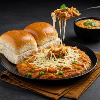 Cheese Pav Bhaji
