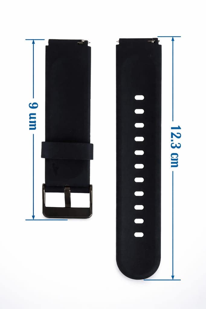 19mm Silicone Strap Compatible with Noise Colorfit Pro 2, Boat Storm Smart Watch & Watches with All 19mm Lugs view 2