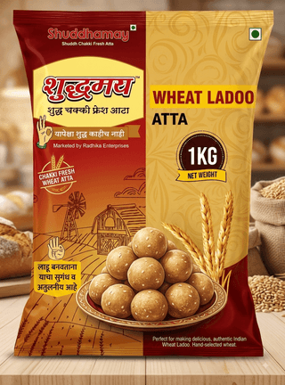 Shuddhamay Wheat Ladoo Atta|1kg| Ladoo Atta|Coarse Atta|Delicious Ladoo Atta