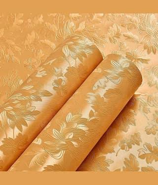 KAAF Floral Wallpaper ( 40 x 250 ) cm ( Pack of 1 )