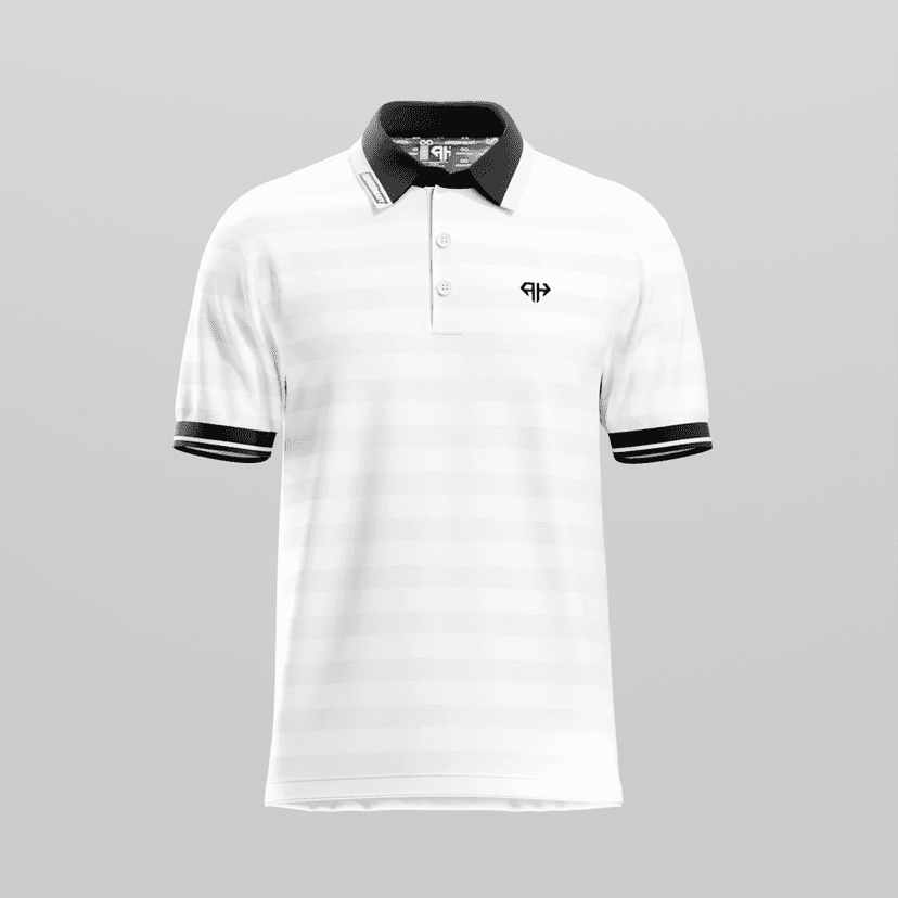 AH Classic White Golf Polo view 2